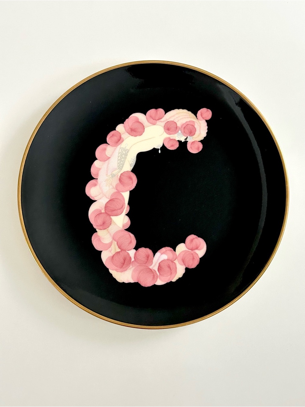 Erte The Alphabet C 9 inch Plate 1986